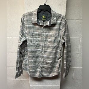 Modern Amusement Charcoal and Lemon Shirt. Medium
